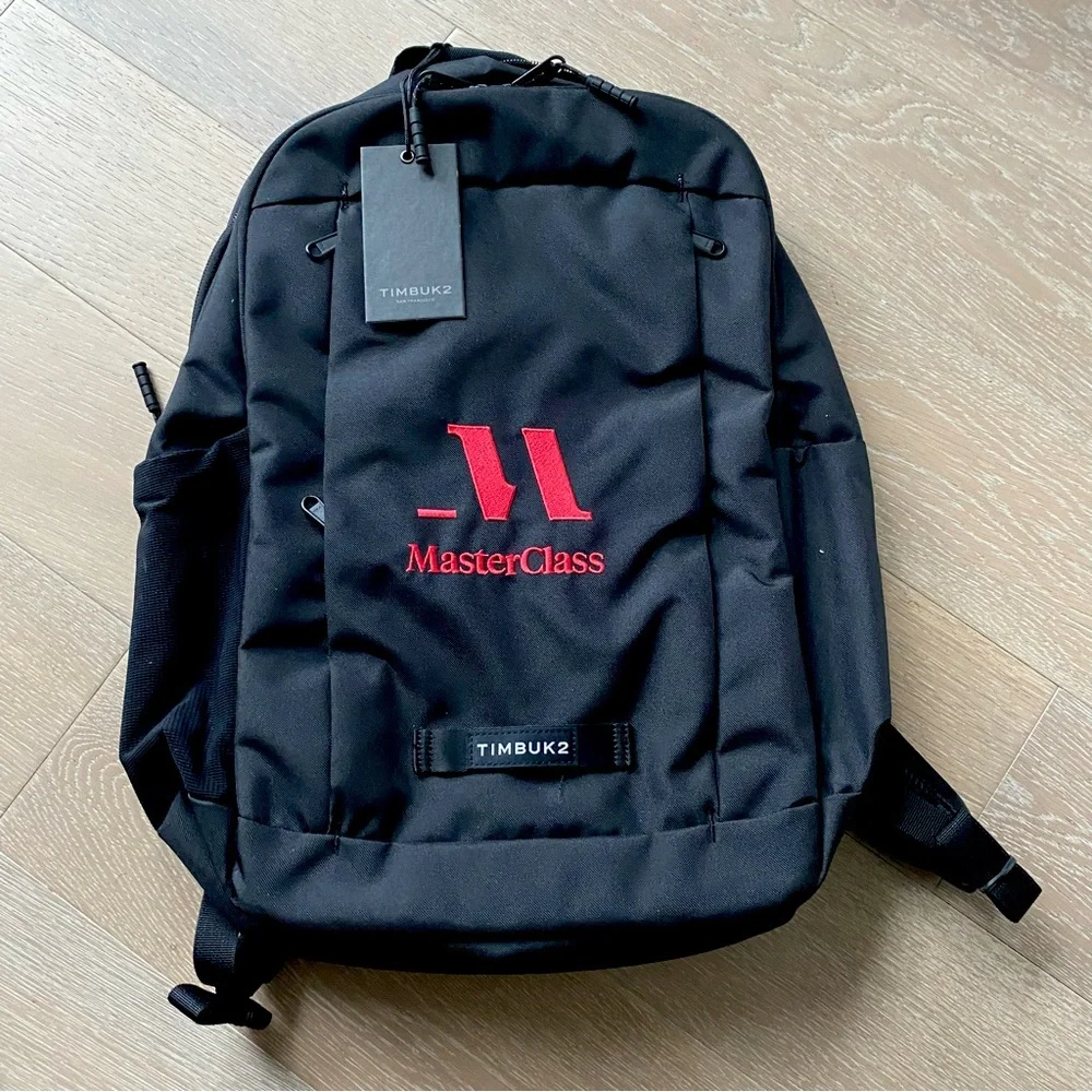 Timbuk2 Parkside Eco Laptop Bookbag Backpack black NEW branded MASTERCLAss